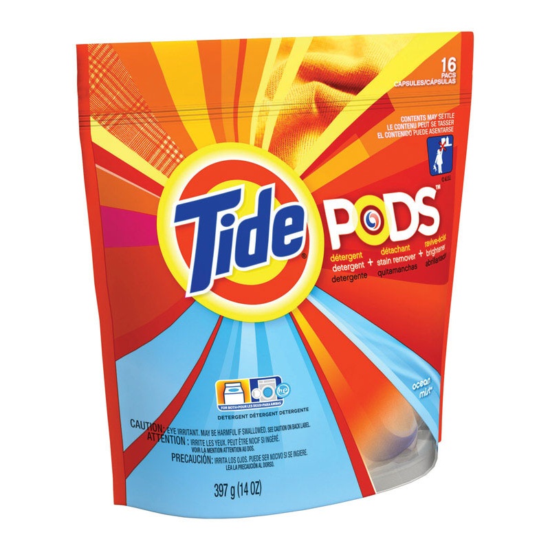 Tide 16 pk Ocean Mist Scent High Efficiency Pod Laundry Detergent