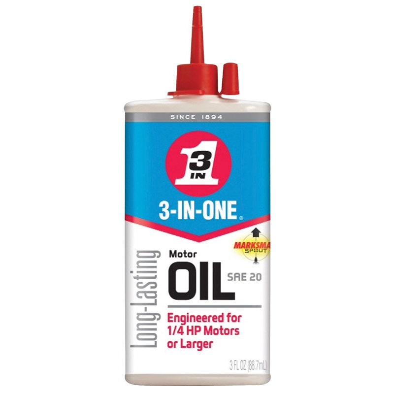 3-In-One General Purpose Electric Motor Oil 3 oz. Bottle