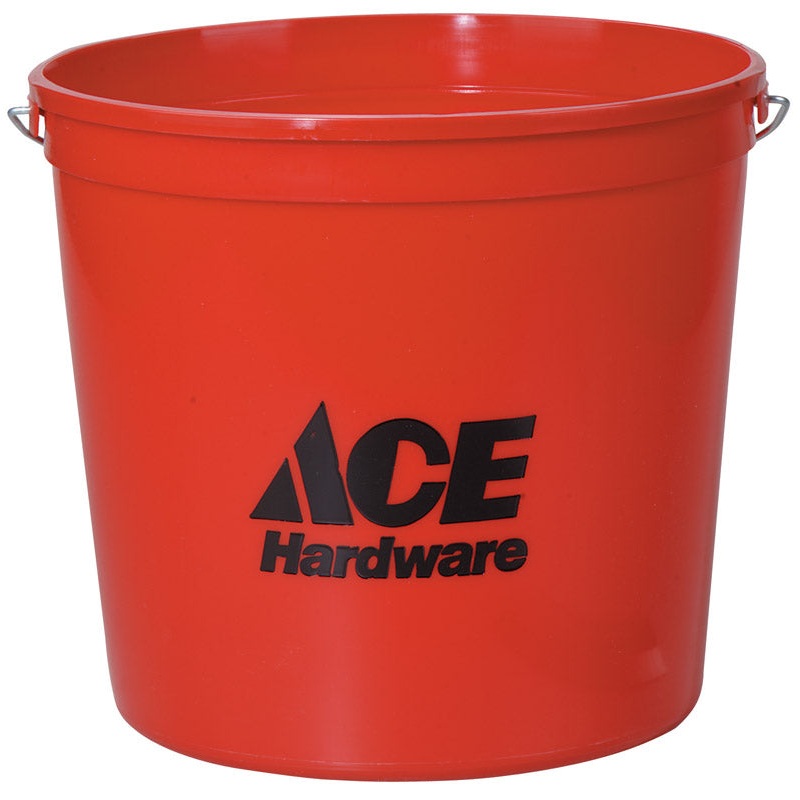 Ace Plastic Bucket 10 qt. Red