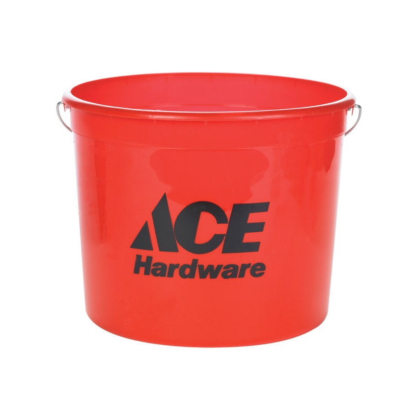 Ace Plastic Bucket 5 qt. Red