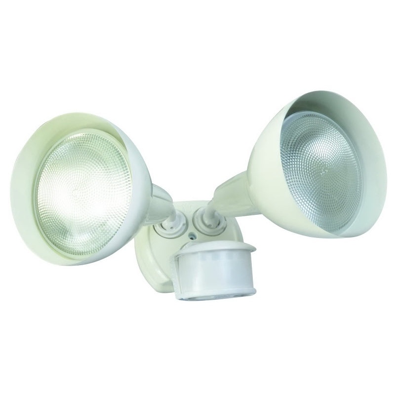 Designers Edge L6004WH Flood Light, 120 V, 240 W, 2-Lamp, Halogen Lamp, Metal Fixture