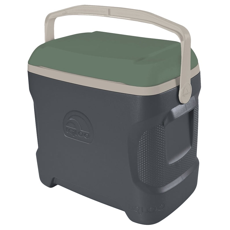 Igloo 0050556 Sportsman Profile II Cooler, 30 qt Cooler, Polyurethane, Carbonite/sandstone