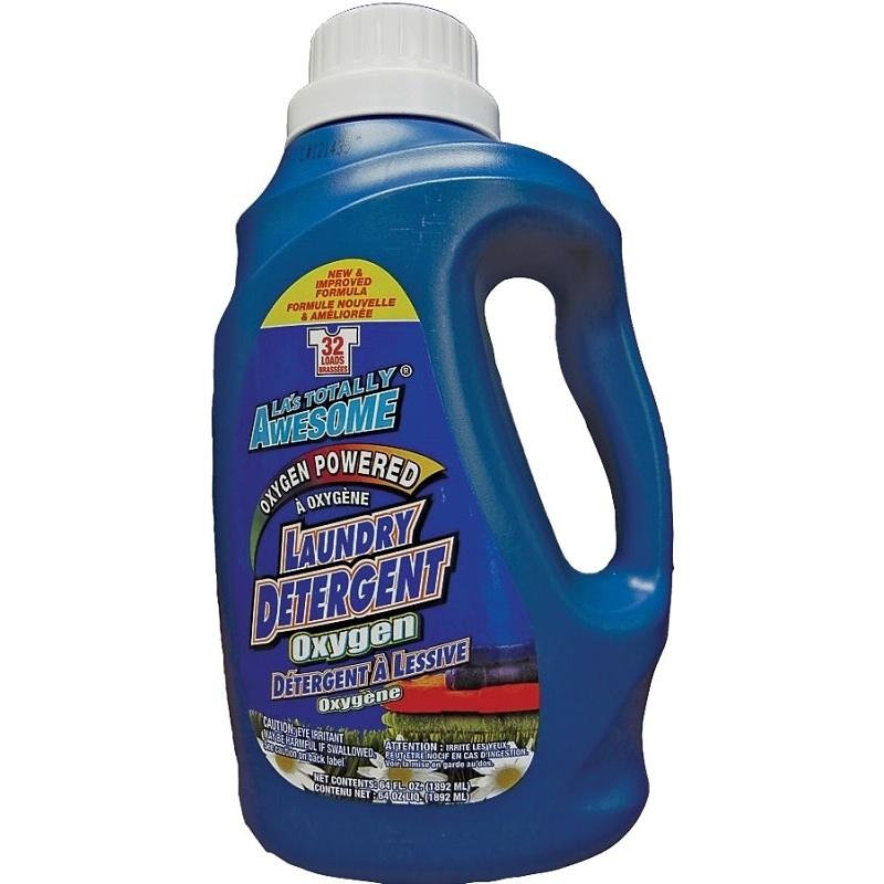 LA’s TOTALLY AWESOME 234 Laundry Detergent, 64 oz, Powder, Pack of 8