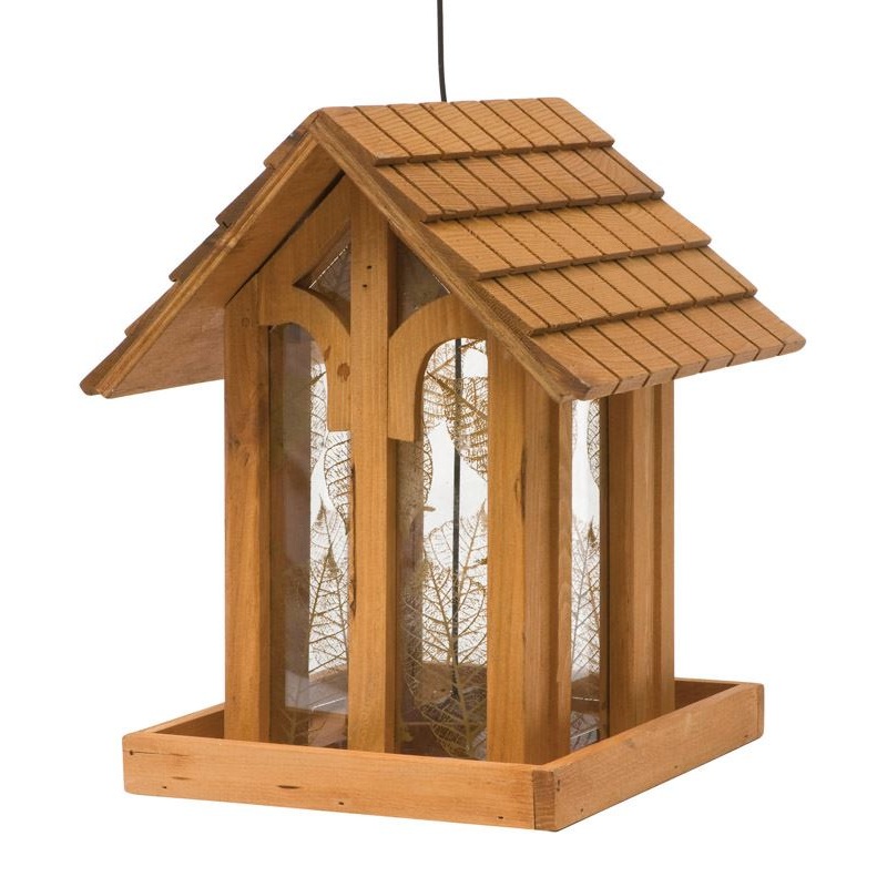 Perky-Pet Wild Bird 3.5 lb. Cedar Bird Feeder 1 ports