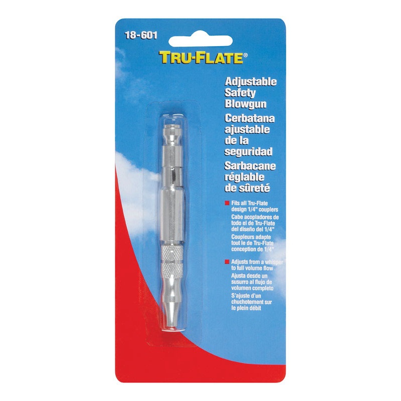 Tru-Flate Adjustable Safety Blow Gun Steel