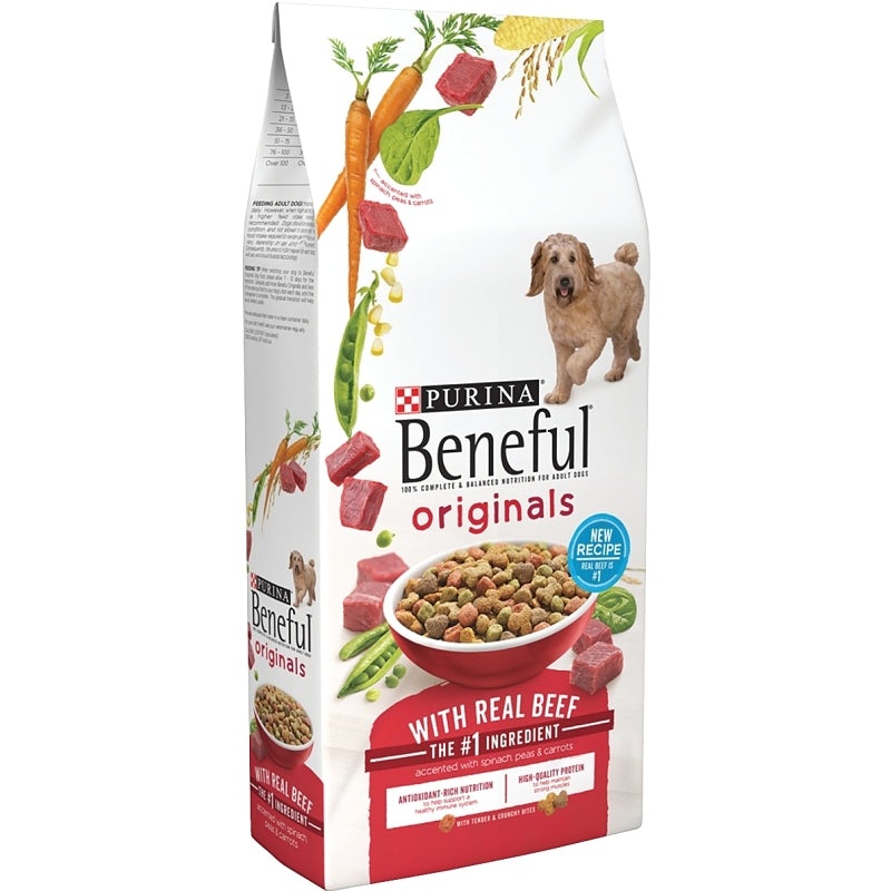 Beneful 1780018545 Dog Food, Adult Breed, Dry, 31 lb Bag