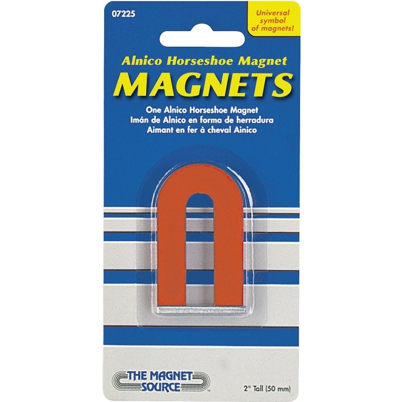 Magnet Source 07225 Horseshoe Magnet, Red