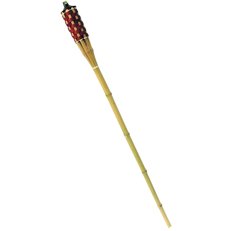 Seasonal Trends CY1005 Classic Bamboo Torch, 59.84 in H, Bamboo, Metal and Fiberglass, Brown, Natural Bamboo, Pack of 24