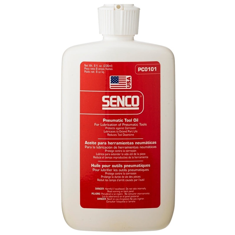 Senco PC0101 Pneumatic Tool Oil, 8 oz, Bottle, Pack of 12