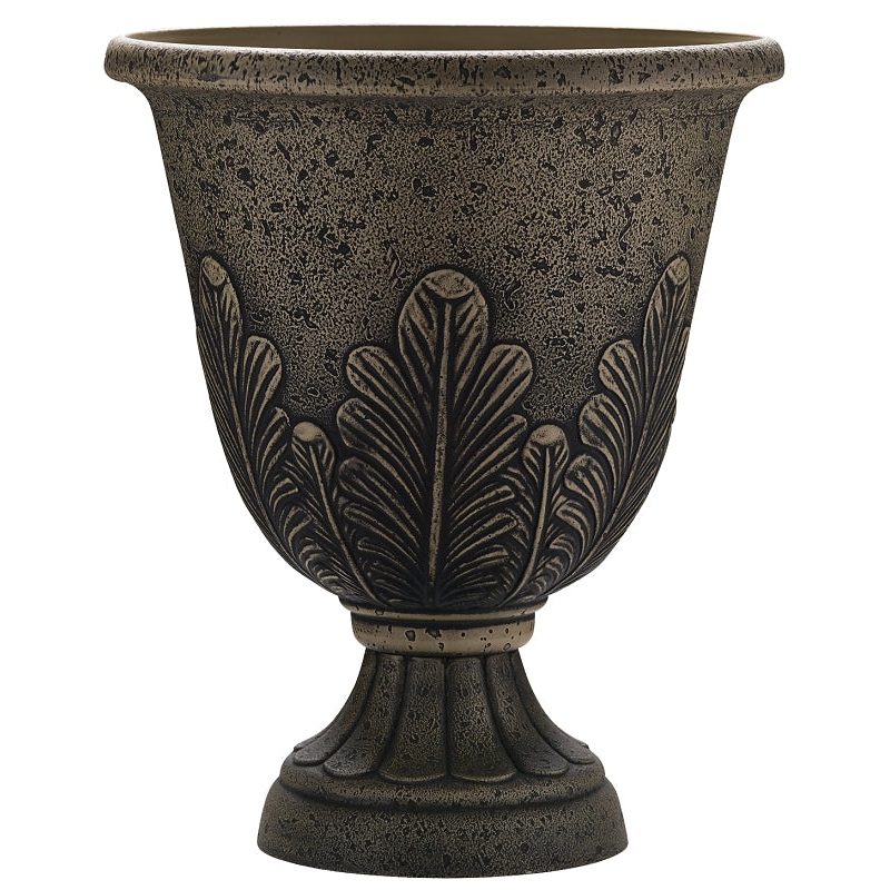 Southern Patio CMX-091561 Porter Planter, 16 in H, Urn, Bronze