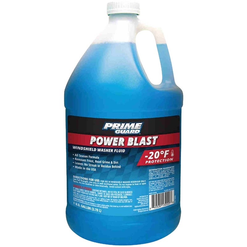 Prime Guard Xtreme Blue 92006 Windshield Washer Fluid, 1 gal, Pack of 6