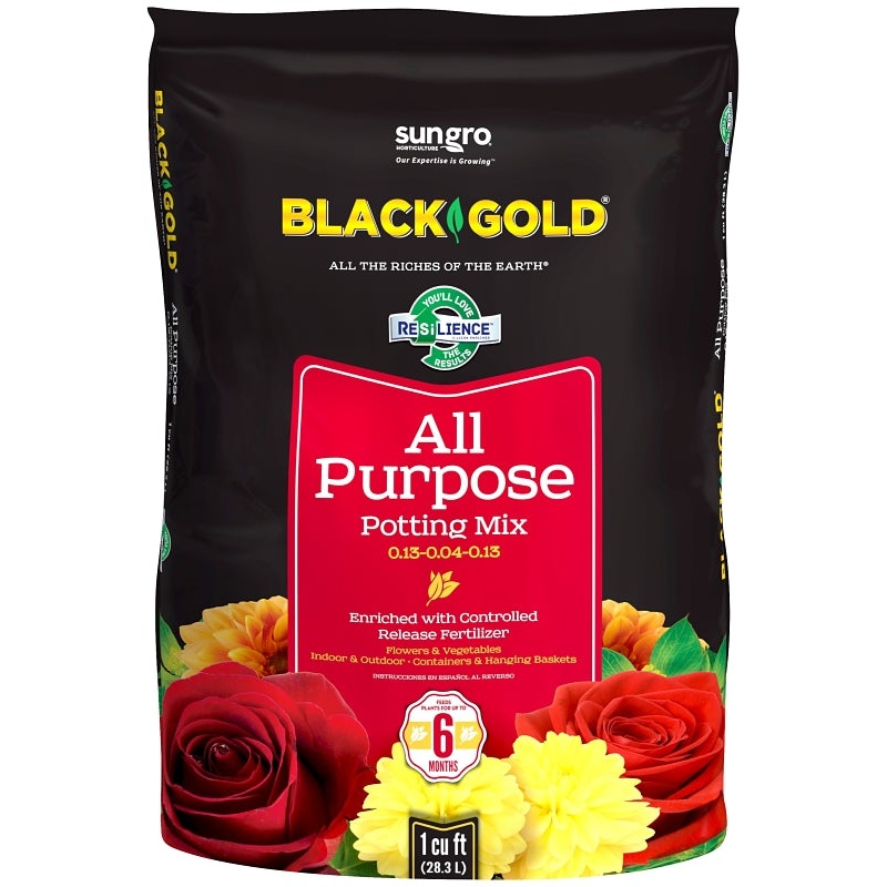 sun gro 1410102 1.0 CFL P Series Potting Mix, 70 Bag, 1 cu-ft Coverage Area, Brown/Earthy