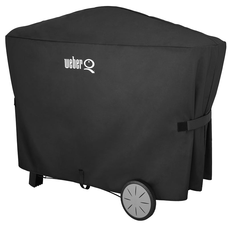 Weber 7112 Premium Grill Cover, For: Weber Q 2000 Series Grills With Q Cart And Weber Q 3000 Series Grills