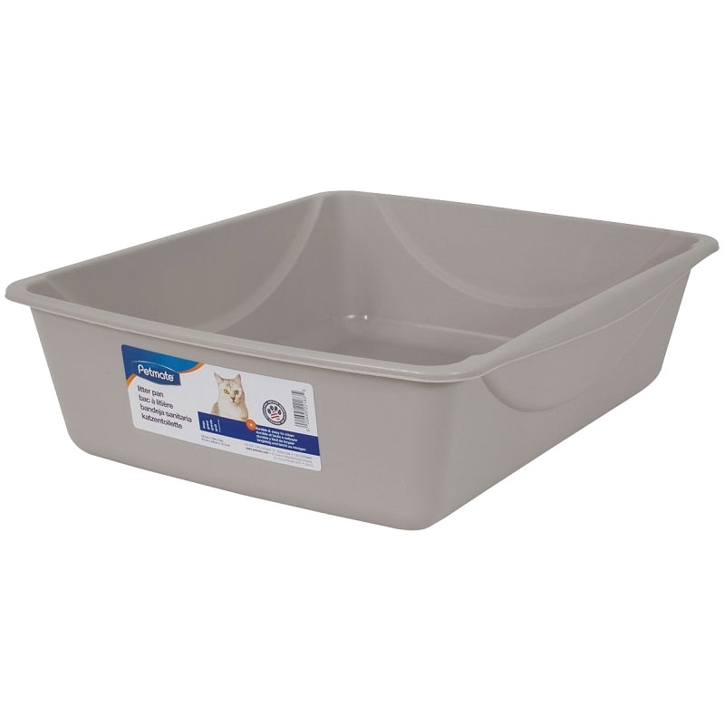 Aspen Pet 22193 Large Litter Box, Black