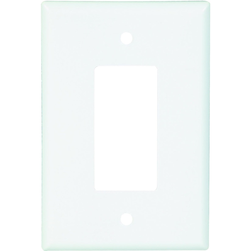 Eaton Cooper Wiring 2751W-BOX Decorative Wallplate, 1-Gang, White, Pack of 10