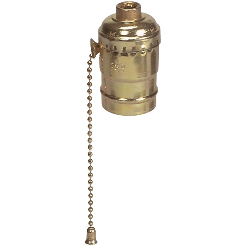 Eaton Cooper Wiring 980ABD-BOX Lamp Holder, 250 VAC, 660 W, Aluminum Contact, Brass