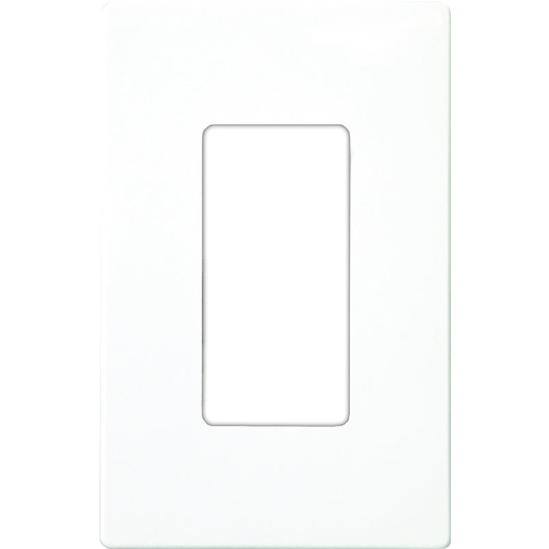 Eaton Cooper Wiring PJS PJS26W Wallplate, 4-7/8 in L, 3-1/8 in W, 1 -Gang, Polycarbonate, White, High-Gloss