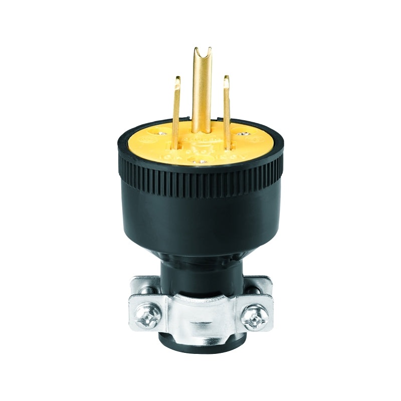 Eaton Wiring Devices 1709-BOX Electrical Plug, 2 -Pole, 15 A, 125 V, NEMA: NEMA 5-15, Black