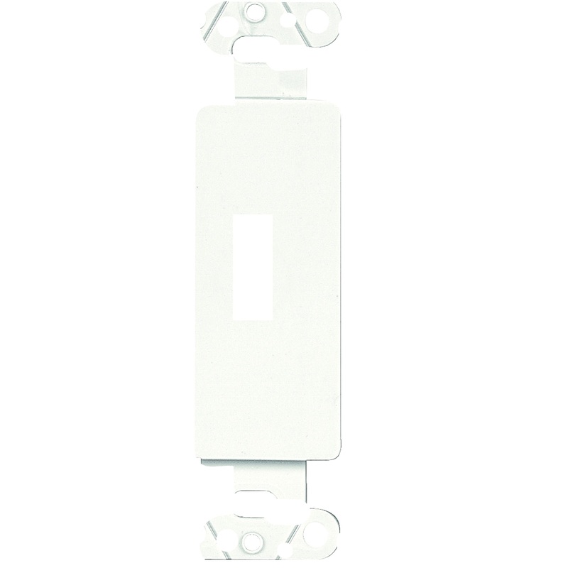 Eaton Wiring Devices 2161W-BOX Wallplate Adapter, Decorative, Plastic, White