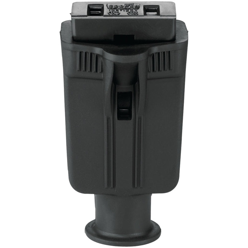 Eaton Wiring Devices 86BK-BOX Electrical Connector, 2 -Pole, 15 A, 125 V, Connector, NEMA: NEMA 1-15, Black