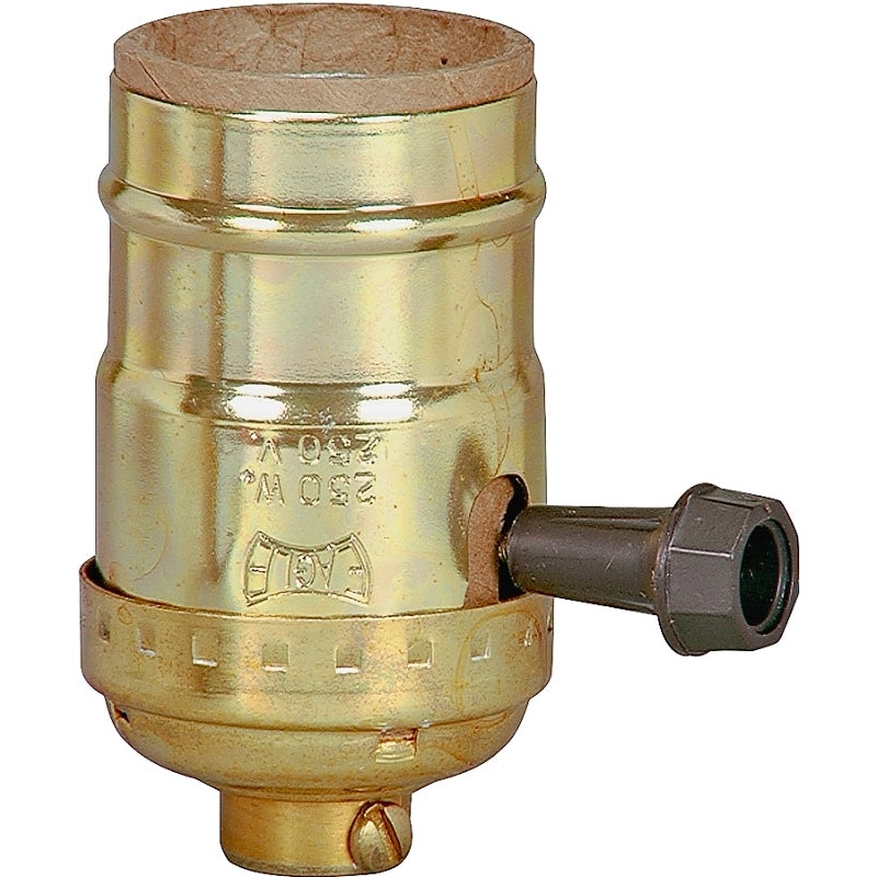 Eaton Wiring Devices 925ABD-BOX Lamp Holder, 250 VAC, 250 W, Brass