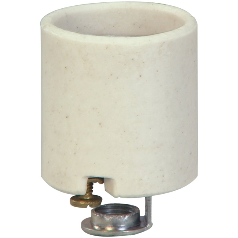 Eaton Wiring Devices 969-BOX Lamp Holder, 250 VAC, 660 W, White