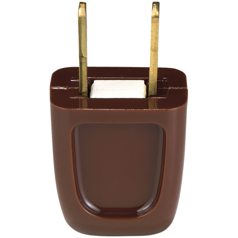 Eaton Wiring Devices BP26016BSP-C Electrical Plug, 2 -Pole, 10 A, 125 V, Brown, Pack of 10