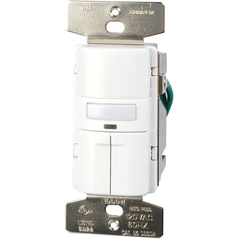 Eaton Wiring Devices OS310R-C2-K Motion Sensor Switch with Dual Relay, 120 V, 1 -Pole, Occupancy Sensor