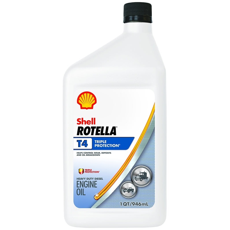 Shell Rotella 550049483 Motor Oil, 15W-40, 1 qt Bottle, 1/PK, Pack of 6