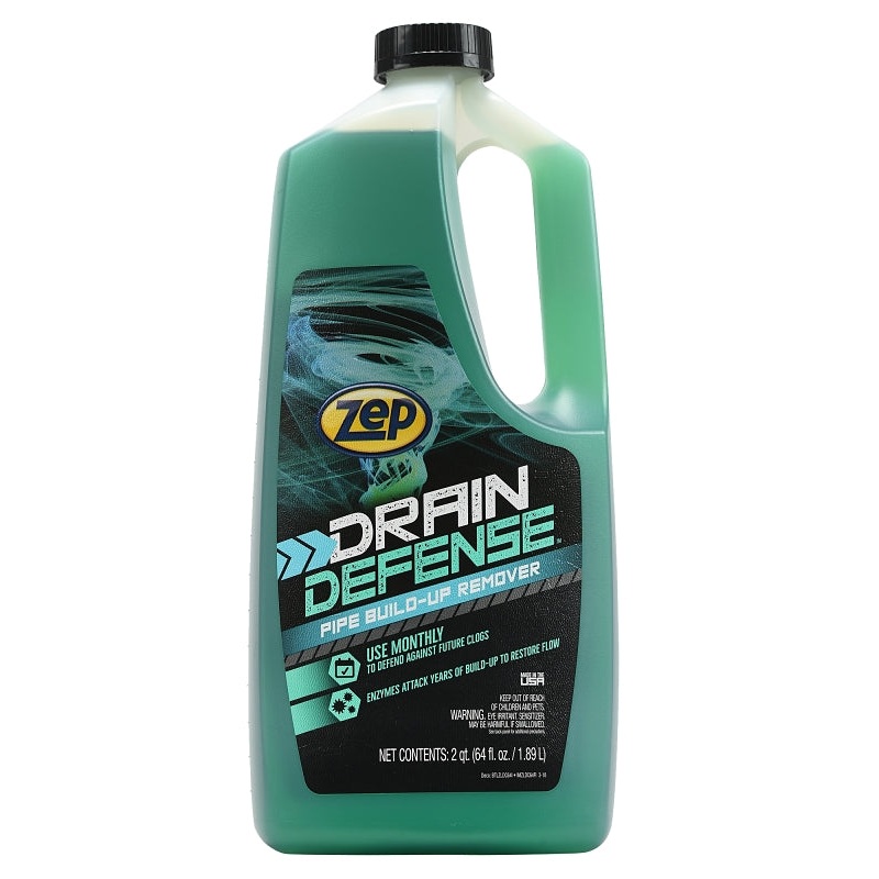 Zep ZLDC648 Build-Up Remover, Liquid, Green, Slight Characteristic, 2 qt Bottle, Pack of 8