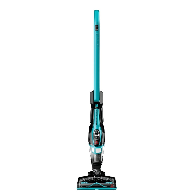 Bissell Adapt 2286 2-in-1 Vacuum, 14.4 V Battery, Lithium-Ion Battery, Black/Titanium/Teal