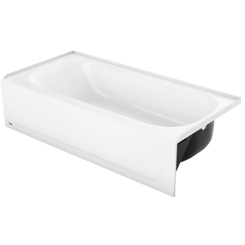 Bootz Aloha 011-3364-00/4364 Series Bathtub, Right Drain Location, 39 gal Capacity, 60 in L, 30 in W, 14-1/4 in H, Steel