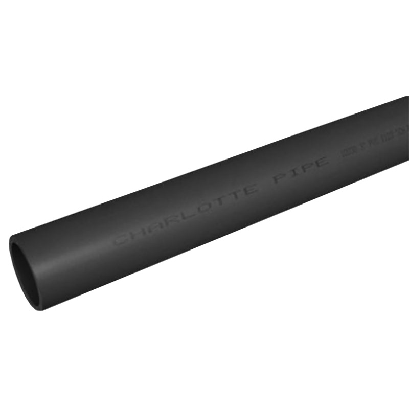 Charlotte Pipe PVC 10007 0600 Pipe, 3/4 in, 20 ft L, SCH 80 Schedule, PVC, Gray