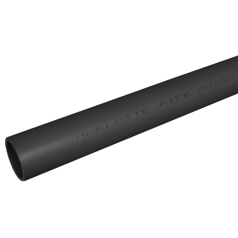 Charlotte Pipe PVC 10012 0600 Pipe, 1-1/4 in, 20 ft L, SCH 80 Schedule, PVC, Gray