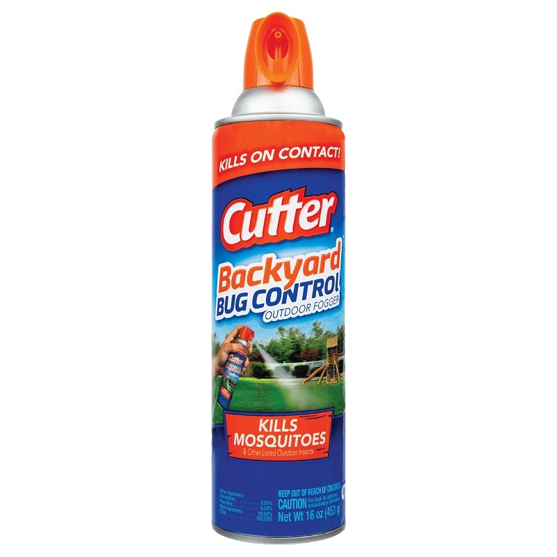 Cutter Backyard HG-95704 Bug Control Fogger, 1200 cu-ft Coverage Area, Light Yellow/Off-White