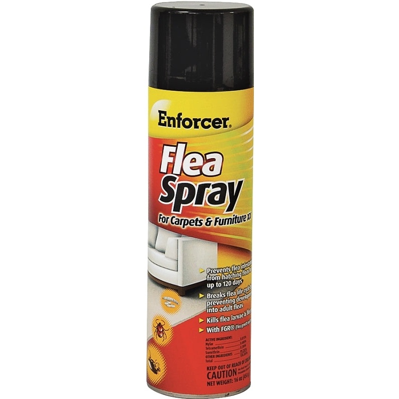 Enforcer ENFS14 Flea Killer, Liquid, Spray Application, 14 oz