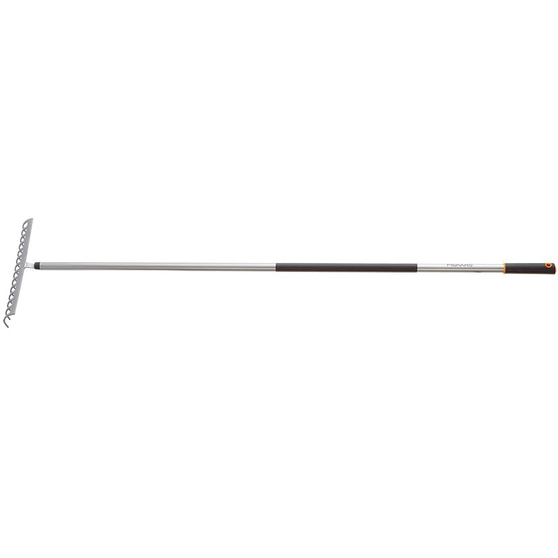Fiskars 335510-1001 Garden Rake, 14-Tine, Steel Tine