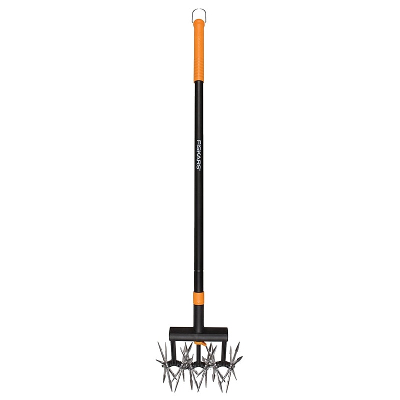 Fiskars 98966935 Cultivator, 40 to 60 in L, Steel Handle