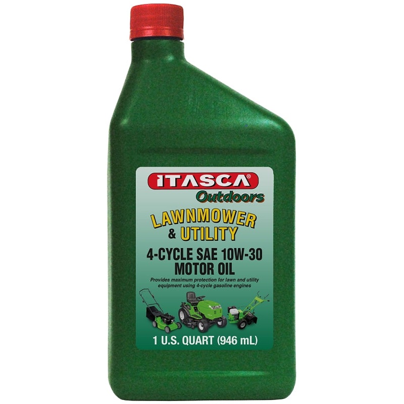 Itasca 702273 Motor Oil, 10W-30, 1 qt, Light Amber, Pack of 12