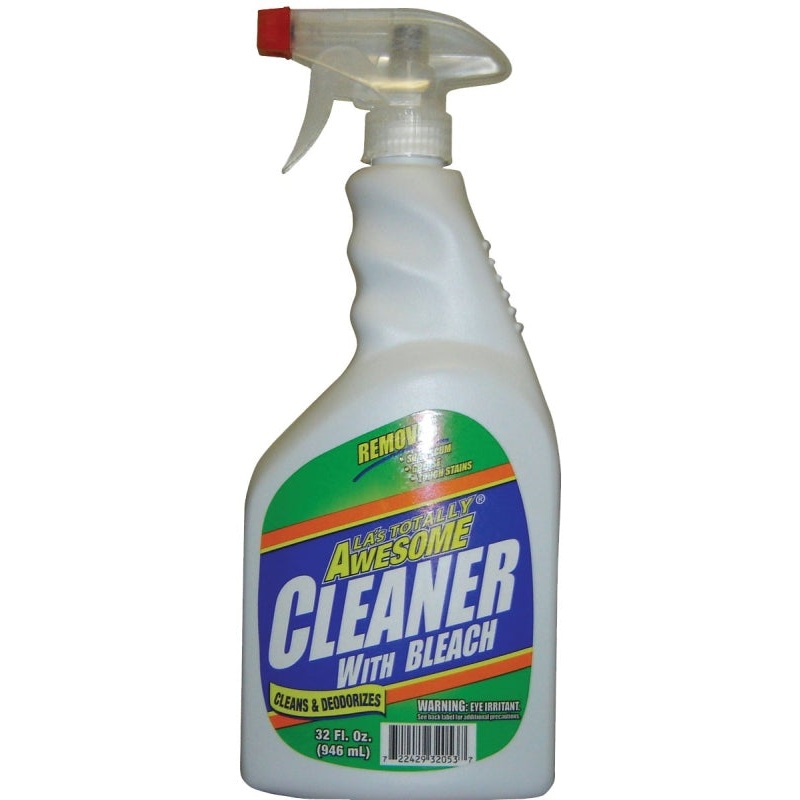 LA’s TOTALLY AWESOME 205 All-Purpose Cleaner, 32 oz Spray Bottle, Liquid, Orange, Pack of 12