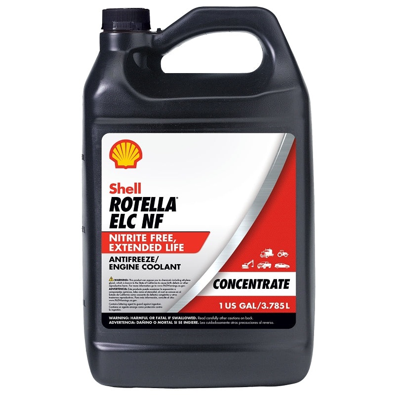 Shell Rotella 550041812 Extended Life Nitrite-Free Coolant, Red, Jug, 1 gal, Pack of 6