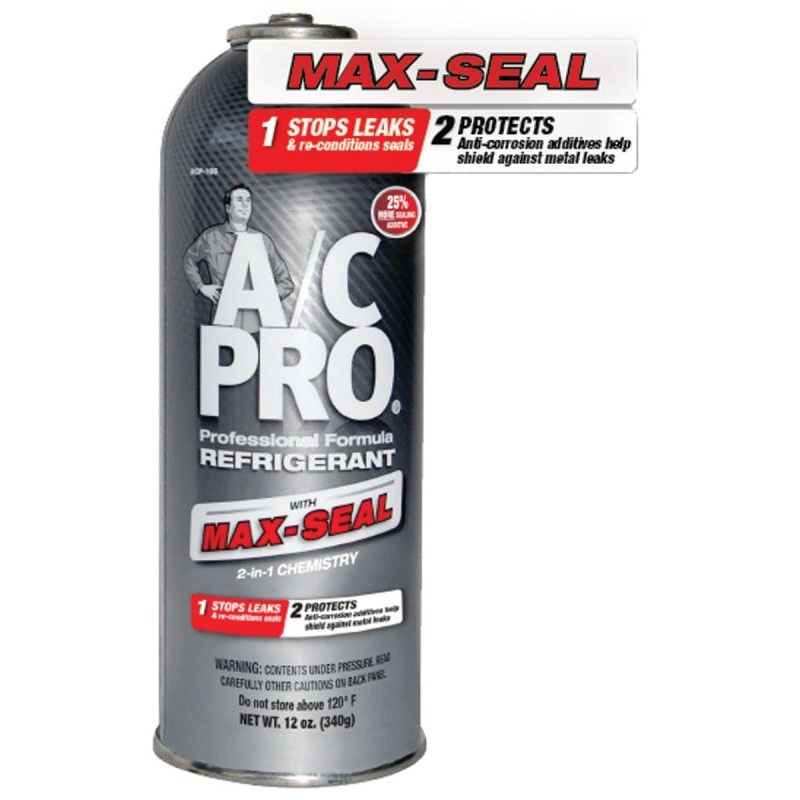 IDQ A/C Pro ACP105-6 Max Seal, 12 oz Aerosol Can, Pack of 6