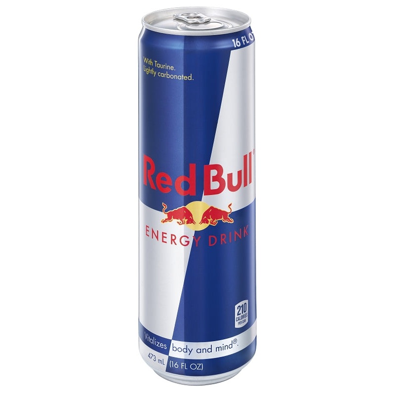 Red Bull 611269546019 Energy Drink, 16 oz Can, Pack of 12