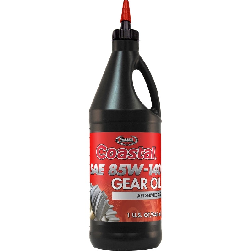 Coastal 12301 Gear Oil, 85W-140, 1 qt Bottle, Pack of 12