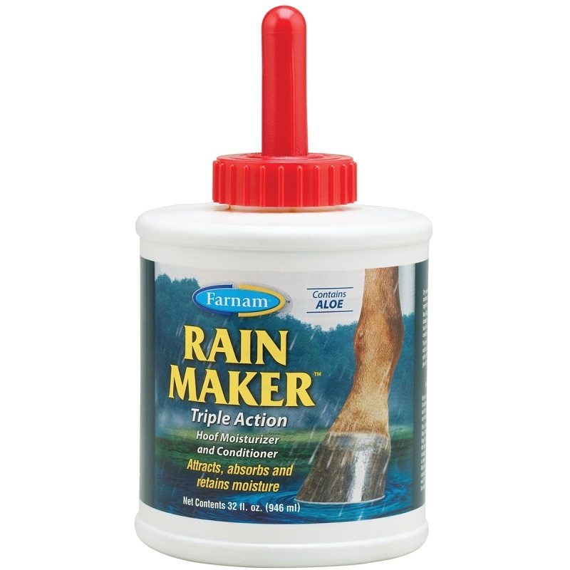 Farnam Rain Maker 39701 Hoof Moisturizer and Conditioner, Triple Action, 32 oz