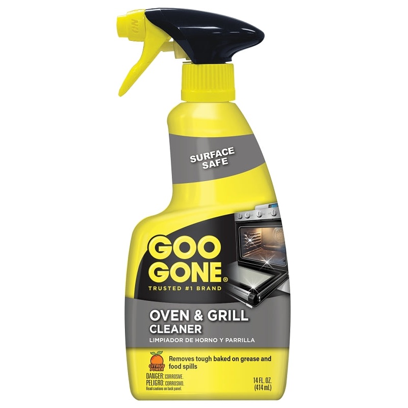 Goo Gone 2059 Oven and Grill Cleaner, 14 oz Bottle, Liquid, Citrus, Beige