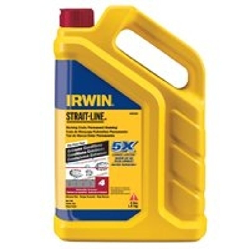 Irwin 4935525 Marking Chalk Refill, 4 lb, Crimson Red, Permanent