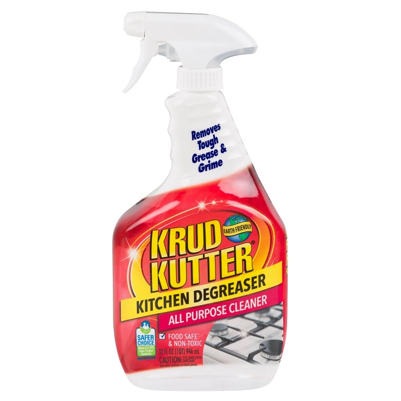 Krud Kutter 305373 Kitchen All-Purpose Cleaner/Degreaser, 32 oz, Spray Bottle, Liquid, Mild