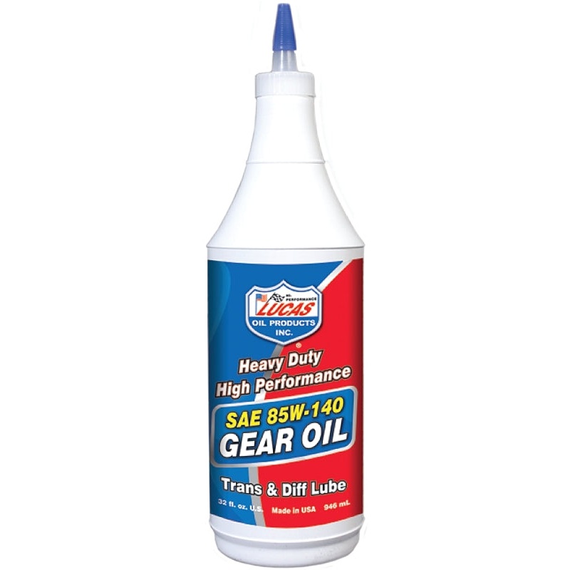 Lucas Oil 10042 Gear Oil, 85W-140, 1 qt Bottle, Pack of 12
