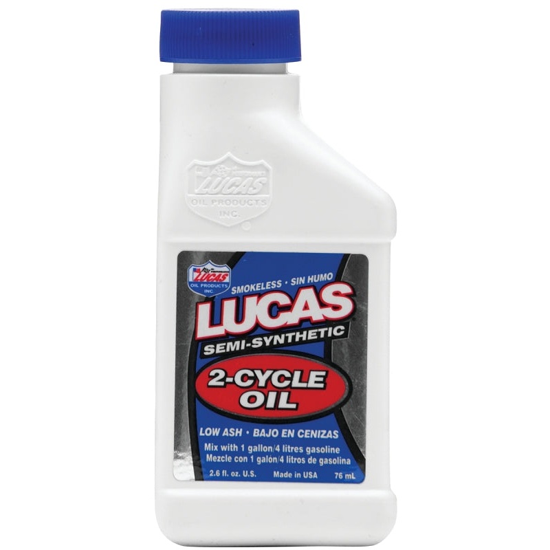 Lucas Oil 10058 2-Cycle Engine Oil, 2.6 oz, Pack of 24